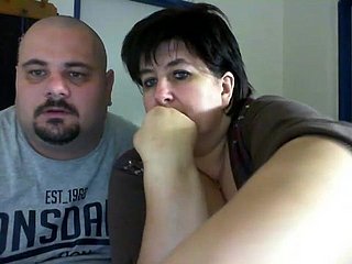 Couple de graisse sur webcam