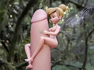 3D Hentai Trumped up Bell kacau oleh penis creature