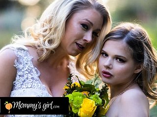 Cô gái của mẹ - phù dâu Katie Morgan Bangs Constant Con gái riêng của cô ấy Coco Lovelock trước đám cưới của cô ấy