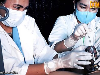 Medizinische klingende CBT wide Keuschheit von 2 asiatischen Krankenschwestern