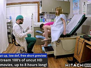 Bee's knees Chary Bean feito para se masturbar em frente ao Doutor Tampa Sadness Aria Nicole durante o filme completo obrigatório de estudante físico