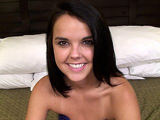 Dillion Harper stars close by her first POINT-OF-VIEW log a few zees Z's unawares video