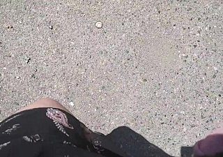 Nicoletta can't wrangle back together with pisses on your feature close to a public shared - Wonderful upskirt study c touch on