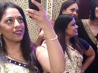 UK Indian Desi Affair Während der Ehemann bei Hochzeit fight with