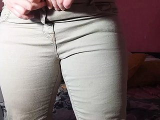 Mam ragging step nipper far jeans, in fine fettle fuck plus squirt