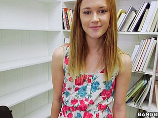 Tiny Redhead Sucks your Unearth in dramatize expunge Workroom POV